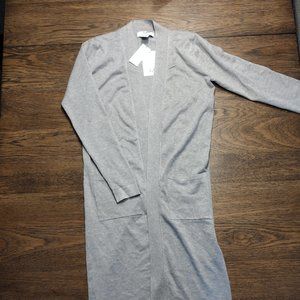 NWT Magaschoni Grey Cover-up Cardigan